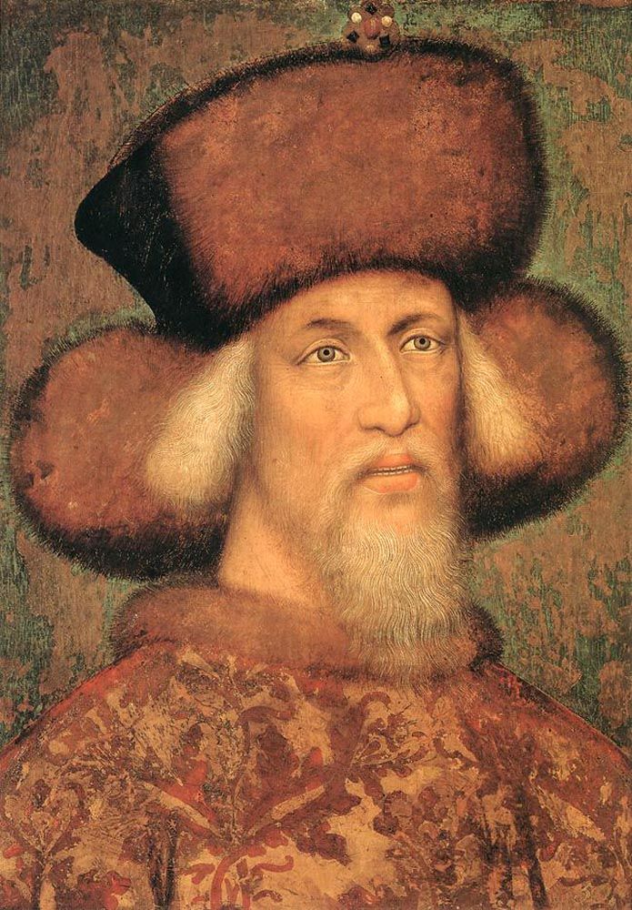 Portret Sigismunda Luksemburškog, pripisan slikaru Pisanellu, oko 1433. godine.