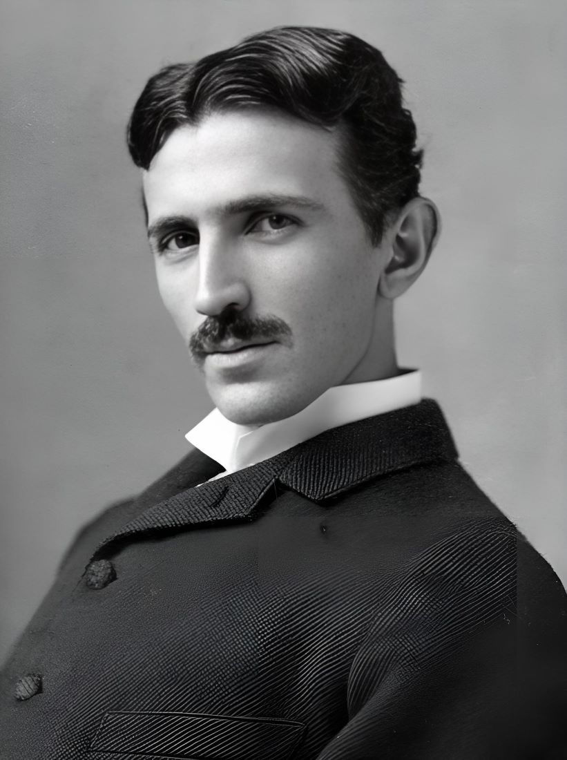 NIkola Tesla 1890. godine, kada je imao 34 godine